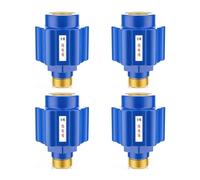 Giwnhvx Lot de 4 [dents en cuivre épaissies] Chauffe-eau électrique mural anti-électrique pour chauffe-eau domestique Bleu