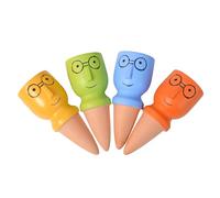 Giwnhvx Lot de 4 dispositifs d'arrosage de plantes mignons pour les vacances, système d'arrosage lent pour plantes d'intérieur
