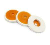Giwnhvx Lot de 4 disques ronds en feutre de laine de 12,7 cm pour meuleuse d'angle, polissage, polissage, alésage, diamètre d'alésage, facile à installer et à utiliser