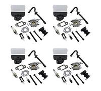 Giwnhvx Lot de 4 filtres à air carburateur pour tronçonneuse 021 023 025 MS210 MS230 MS250 250 1123 120 0605, 1123 160 1650