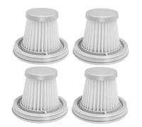 Giwnhvx Lot de 4 filtres HEPA pour aspirateur pratique maison voiture Mini filtre lavable sans fil Accessoires