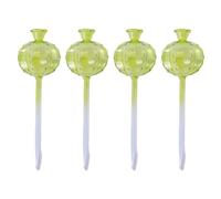 Giwnhvx Lot de 4 globes d'arrosage automatique pour plantes d'intérieur et d'extérieur, ampoules d'arrosage automatique, faciles à utiliser, fabrication soignée