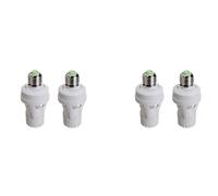 Giwnhvx Lot de 4 interrupteurs à détecteur de mouvement E27 100-240 V avec interrupteur intelligent et prise d'ampoule