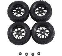Giwnhvx Lot de 4 jantes en plastique universelles de 75 mm pour toutes les pièces de rechange TT02 XV01 1/10 RC On-Road Racing