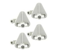 Giwnhvx Lot de 4 kits de rechange pour loquet de porte de yacht, camping-car, kayak, boucle de porte de camping-car, convient pour les portes à charnière gauche et droite, facile à installer et à