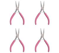 Giwnhvx Lot de 4 mini pinces rondes concaves pour la fabrication de bijoux et les projets de loisirs