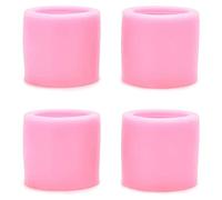 Giwnhvx Lot de 4 moules en silicone en forme d'abeille pour bougie en cire d'abeille faite maison, mini savon