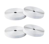 Giwnhvx Lot de 4 moustiquaires pour boucle autocollante et réutilisable, moustiquaire d'été, lavable, boucle adhésive blanche A