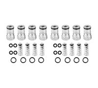 Giwnhvx Lot de 4 paires de broches pour fûts avec bloc une boule de type cornelius, obturateur et ressorts en acier inoxydable, filetage femelle un gaz + liquide
