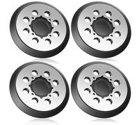 Giwnhvx Lot de 4 patins de rechange pour ponceuse orbitale avec dos en métal, 12,7 cm et 8 trous pour ponceuse orbitale DWE6421 6421K DWE6423 6423K