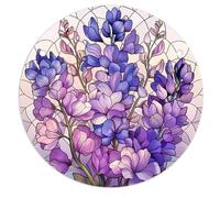 Giwnhvx Lot de 4 pendentifs en acrylique avec chaîne - Pendentif rétro européen pour femme - Accessoire YK287