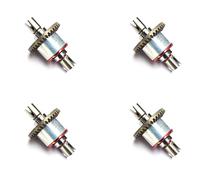 Giwnhvx Lot de 4 pièces de rechange entièrement métalliques pour différentiel 144001 124019 124018 RC Car Spare Accessories