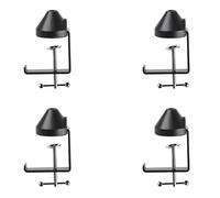 Giwnhvx Lot de 4 pinces de fixation en métal haute performance pour microphone et ciseaux