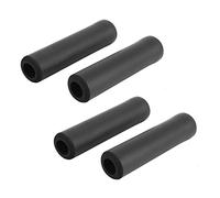 Giwnhvx Lot de 4 poignées pour guidon scooter BMX VTT pour vélo ultra léger en silicone (Noir)