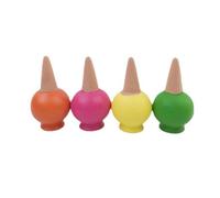 Giwnhvx Lot de 4 pots de fleurs automatiques en céramique pour la maison, le balcon et le jardin, plusieurs couleurs
