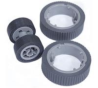Giwnhvx Lot de 4 rouleaux consommables Pa03670-0001 Pa03670-0002 + rouleau de frein pour Fi-7160 Fi-7260