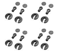 Giwnhvx Lot de 4 supports de pont de piston EA1029 pour JLB Racing Cheetah 11101 21101 J3 Speed 1/10 RC Accessoires de pièces de voiture