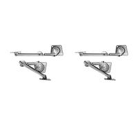 Giwnhvx Lot de 4 supports hydrauliques pour porte d'armoire, couvercle à charnière d'ouverture