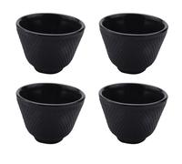 Giwnhvx Lot de 4 tasses à thé en fonte chinoises faites à la main pour le café