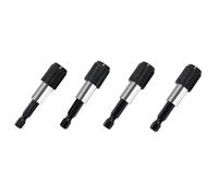 Giwnhvx Lot de 4 tiges d'extension autobloquantes avec poignée hexagonale de 6,35 mm pour perceuse électrique, tournevis, installation facile