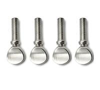 Giwnhvx Lot de 4 vis de serrage compatibles avec saxophone basse clarinette Accessoires de rechange (argent)