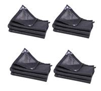 Giwnhvx Lot de 4 voiles d'ombrage en maille pour jardin, extérieur, jardin, protection solaire, voile d'ombrage pour plantes, serres, voitures, 2 x 3 m