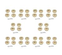 Giwnhvx Lot de 40 adaptateurs hexagonaux de roue en laiton robuste pour AXIAL SCX24 90081 mises à niveau 1/24 RC Crawler Pièces de voiture