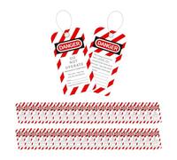 Giwnhvx Lot de 40 étiquettes de verrouillage avec 40 attaches de fermeture éclair 7,6 x 14,5 cm