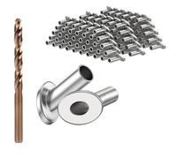 Giwnhvx Lot de 40 manchons de protection biseautés pour poteau en bois pour câble d'escalier 3/16, 45 degrés