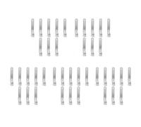Giwnhvx Lot de 40 mini pieds-biche en acier inoxydable multifonction pour ouvrir la vie