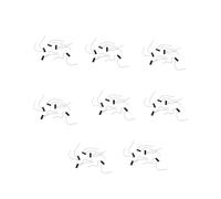 Giwnhvx Lot de 40 piles 23A/A23 (12 V) avec clip Noir