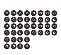 Giwnhvx Lot de 40 pneus à l'échelle 1/10 de 96 mm avec jante pour pièces RC Rock Crawler 1/10 SCX10 CC01 D90 CC01