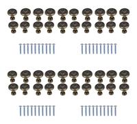 Giwnhvx Lot de 40 poignées de cuisine avec poignée de tiroir amovible avec 25 x 23 mm