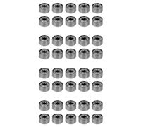 Giwnhvx Lot de 40 roulements à billes miniatures en caoutchouc scellé en métal blindé métriques Modèle : 692 ZZ 2 x 6 x 3 mm