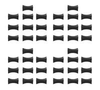 Giwnhvx Lot de 40 supports pour baguettes, cuillère, fourchette, ensemble, baguettes, outils, noir