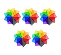 Giwnhvx Lot de 45 filtres de lumière en gel - Correction des couleurs - Superpositions colorées - Éclairage de film - Filtre gel pour film, vidéo, photo, scène (multicolore)