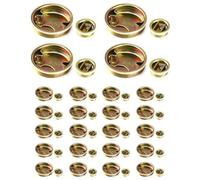 Giwnhvx Lot de 48 bouchons de batterie en acier pour fûts et tambours de 55 gallons