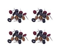 Giwnhvx Lot de 48 brosses abrasives pour polissage, polissage, polissage, polissage, polissage, meule rotative