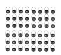 Giwnhvx Lot de 48 pots de sorcières d'Halloween en plastique Mini chaudron pour sorcières porte-bonbons noir décoration Halloween décoration pour