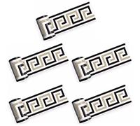 Giwnhvx Lot de 5 autocollants pour carreaux latéraux, 2 m, salle de bain, cuisine, restaurant, mur, escalier, sol, autocollant pour carrelage, décoration murale