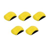 Giwnhvx Lot de 5 blocs de ponçage manuels de 12,7 cm pour papier de verre auto-agrippant, tampon de polissage, outils abrasifs