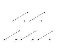 Giwnhvx Lot de 5 câbles d'extension à 3 broches 5 V pour carte mère d'ordinateur Hub Câble de connexion Répartiteur ARGB Noir