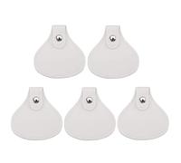 Giwnhvx Lot de 5 cache-yeux anti-UV pour le nez - Protection solaire pour le nez - Protection solaire pour le visage - Pour soins de la peau - Blanc
