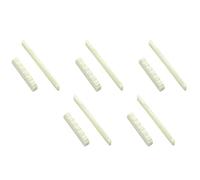 Giwnhvx Lot de 5 chevalet et sillet en os pour guitare acoustique à 6 cordes