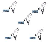 Giwnhvx Lot de 5 clips de test SOIC8 SOP8 pour puce flash IC - Adaptateur de prise pour programmateur BIOS/24/25/93
