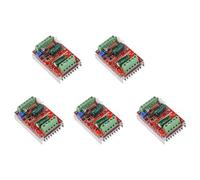 Giwnhvx Lot de 5 contrôleurs de moteur triphasés DC 6-60 V 400 W BLDC triphasés DC sans fil PWM Hall Carte de commande 12 V 48 V