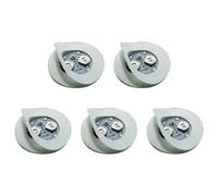 Giwnhvx Lot de 5 dessous de verre LED lumineux pour Noël, bar, karaoké, mariage, cocktail, boisson, tasses, vase, décoration G