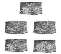 Giwnhvx Lot de 5 films hydrographiques hydrographiques en fibre de carbone pour impression transfert d'eau Noir 0,5 x 2 m