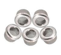 Giwnhvx Lot de 5 filtres d'entrée de pompe en acier inoxydable pour tuyau d'aspiration de pulvérisateur de peinture sans air, remplace le filtre 181072
