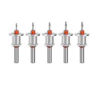 Giwnhvx Lot de 5 fraises coniques HSS de 10 mm pour le travail du bois, fraisage, extracteur, démolition